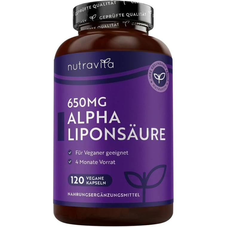 Alpha Lipoic Acid - 120 Vegan Capsules