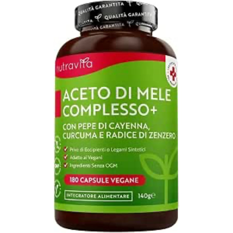Apple Cider Vinegar Complex - 180 Vegan Capsules