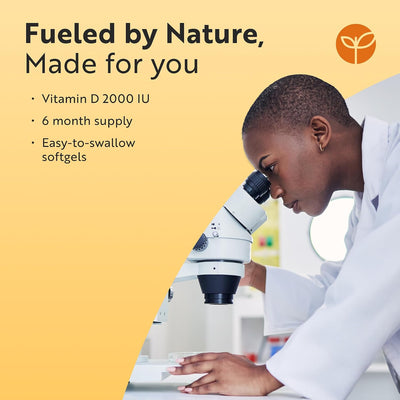 High Strength Vitamin D3 2000iu - 365 Softgels