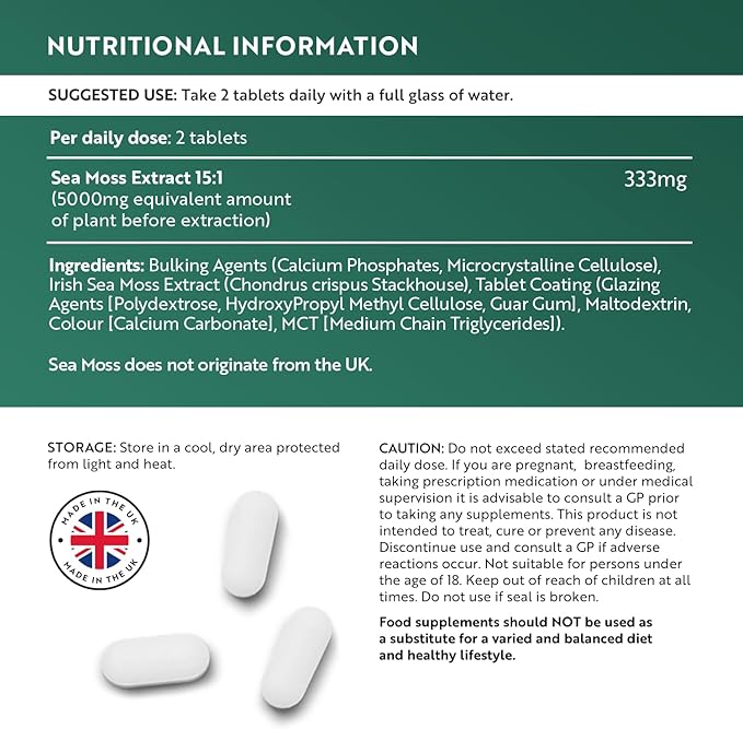 Sea Moss Tablets