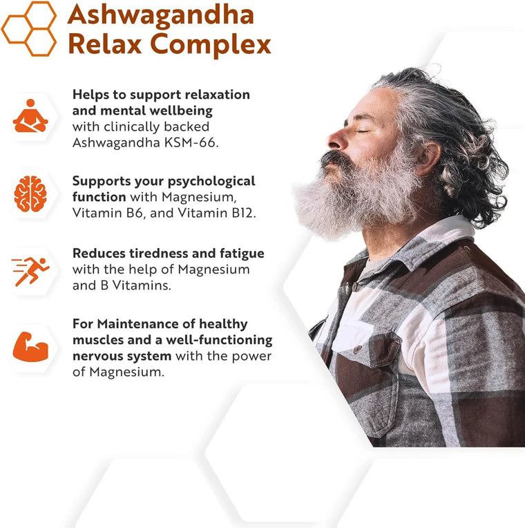 Ashwagandha Relax Complex - 120 Capsules