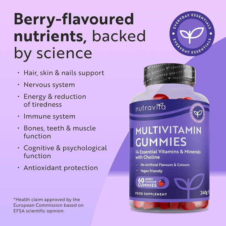 Multivitamin Gummies - 60 Vegan Gummies
