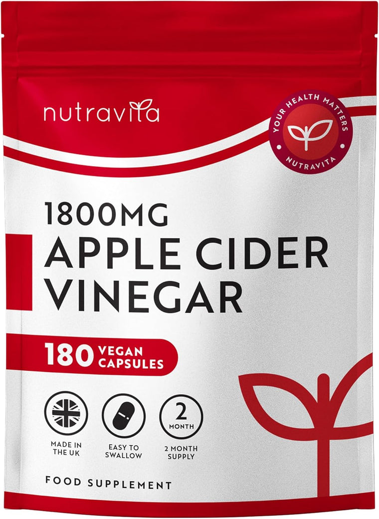 Apple Cider Vinegar 1800mg - 180 Capsules