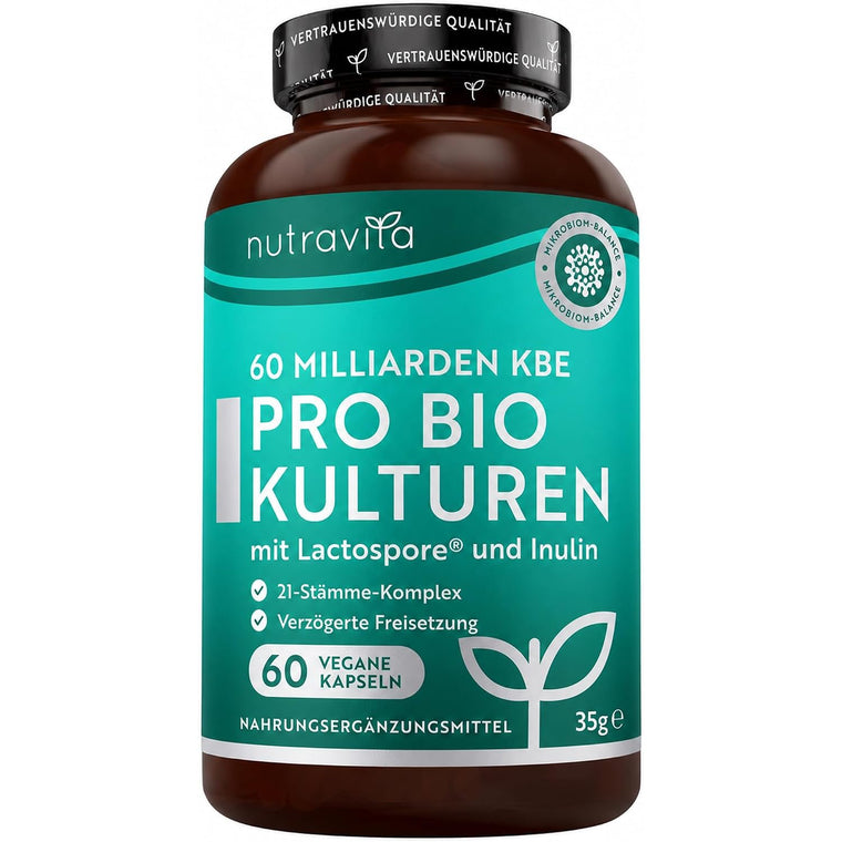 Pro Bio-Kulturen-Komplex 60 Milliarden mit Lactospore® 60 Kapseln