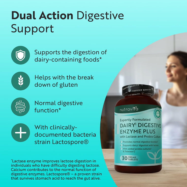 Digestive Enzyme Complex - 30 Vegan Tablets