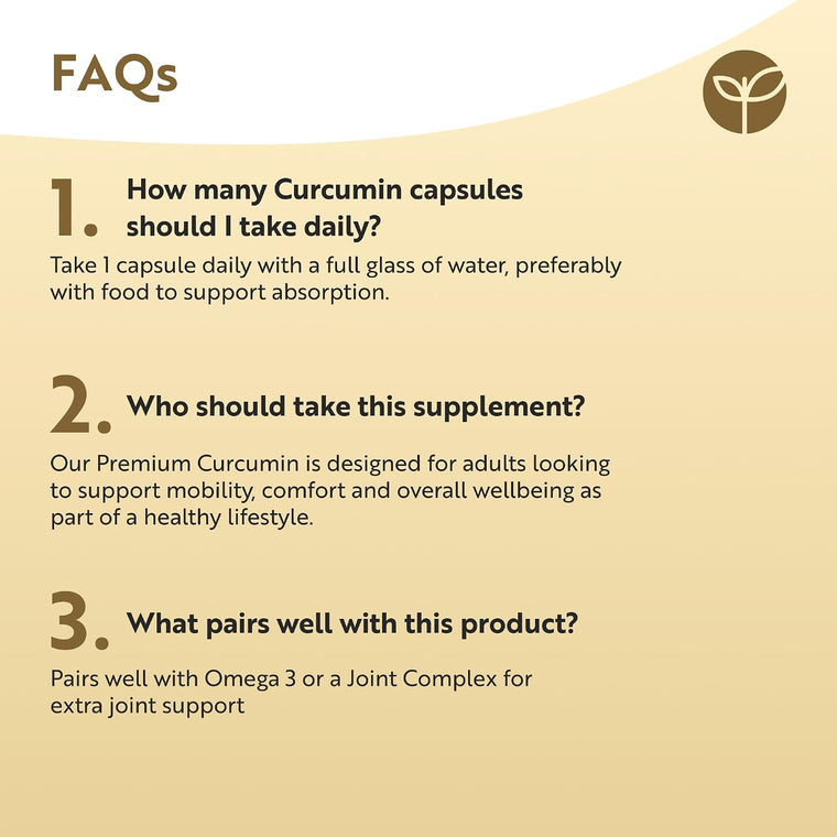 Premium Curcumin With Bioperine - 120 Capsules