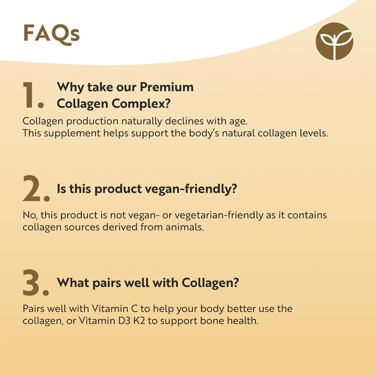 Premium Multi Collagen Protein - 90 Tablets