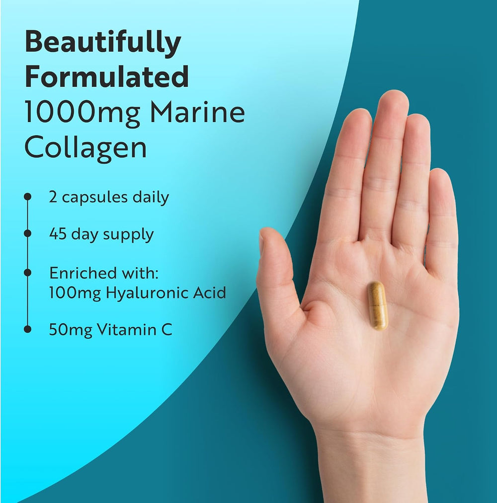 Marine Collagen With Hyaluronic Acid - 90 Capsules - image 7
