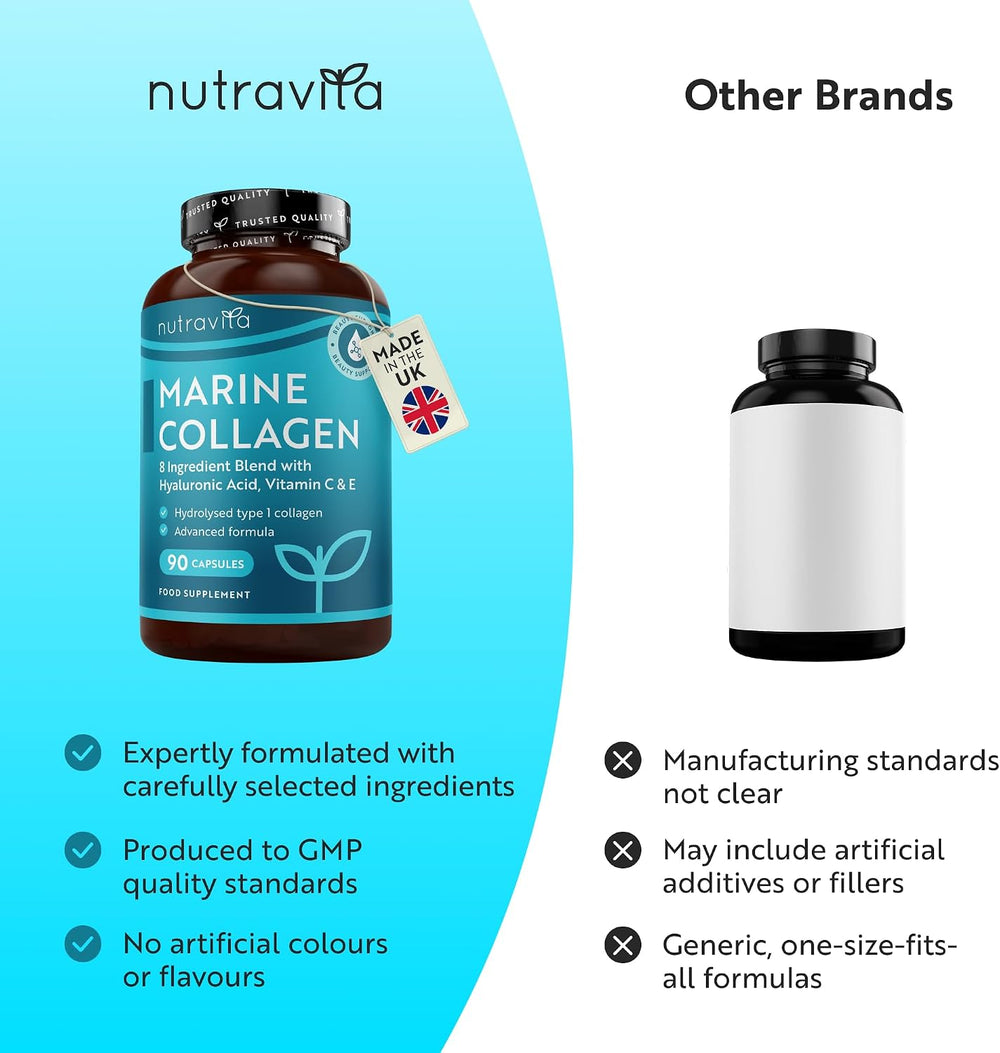 Marine Collagen With Hyaluronic Acid - 90 Capsules - image 8