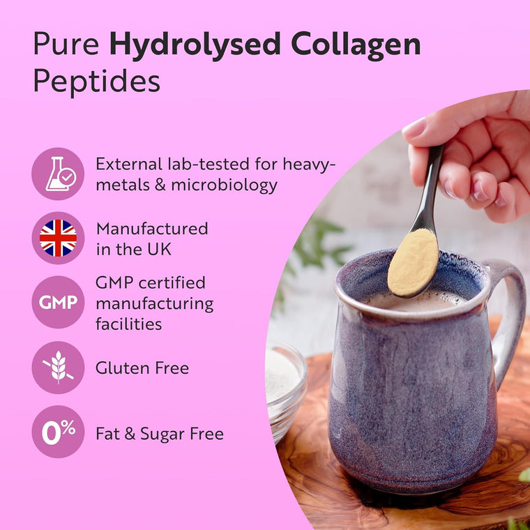 Premium Gold Standard Bovine Collagen Powder - 30 Servings