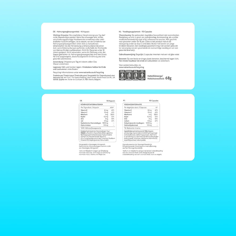 Marine Collagen With Hyaluronic Acid - 90 Capsules
