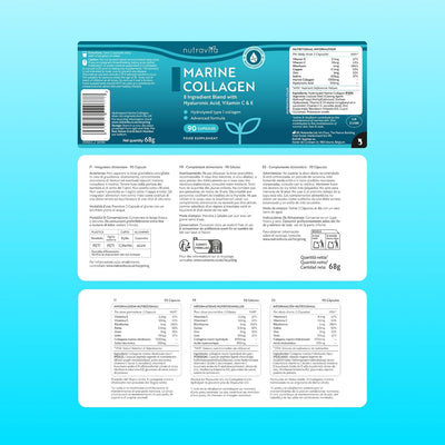 Marine Collagen With Hyaluronic Acid - 90 Capsules - image 11