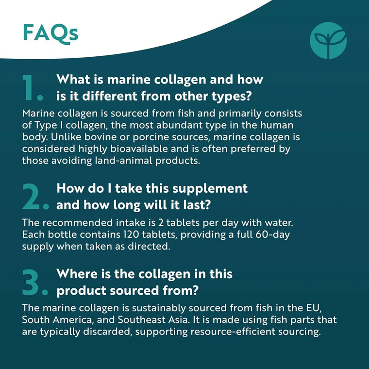 Pure Marine Collagen 1200mg - 120 Tablets