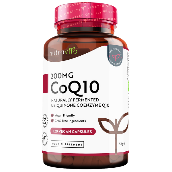 Co Enzyme Q10 (CoQ10) - 120 Vegan Capsules | Nutravita