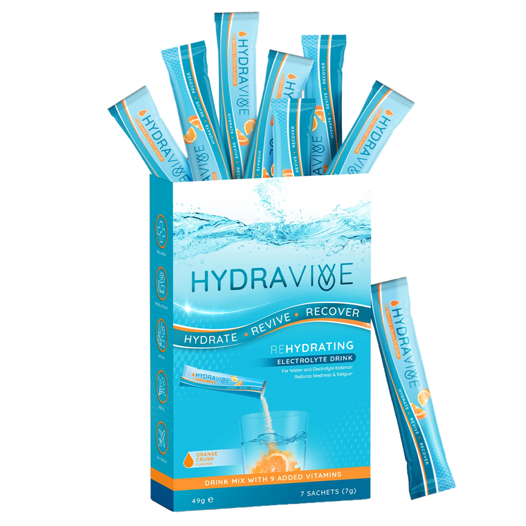 Hydravive Rapid Rehydration Electrolytes Powder - 21 Pack Orange
