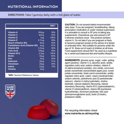 Multivitamin Gummies - 120 Vegan Gummies