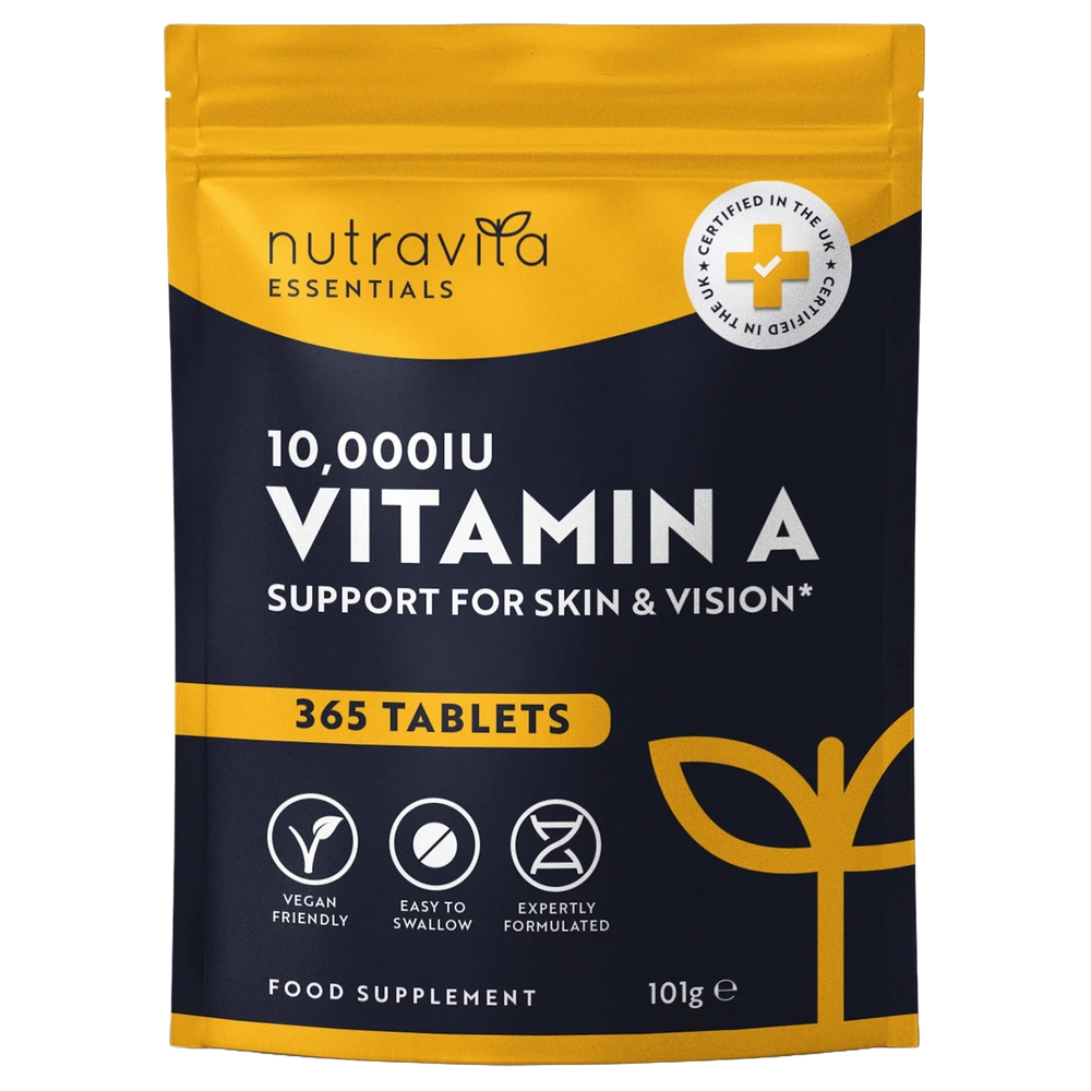 Vitamin A 10,000 IU Essentials 365 Tablets