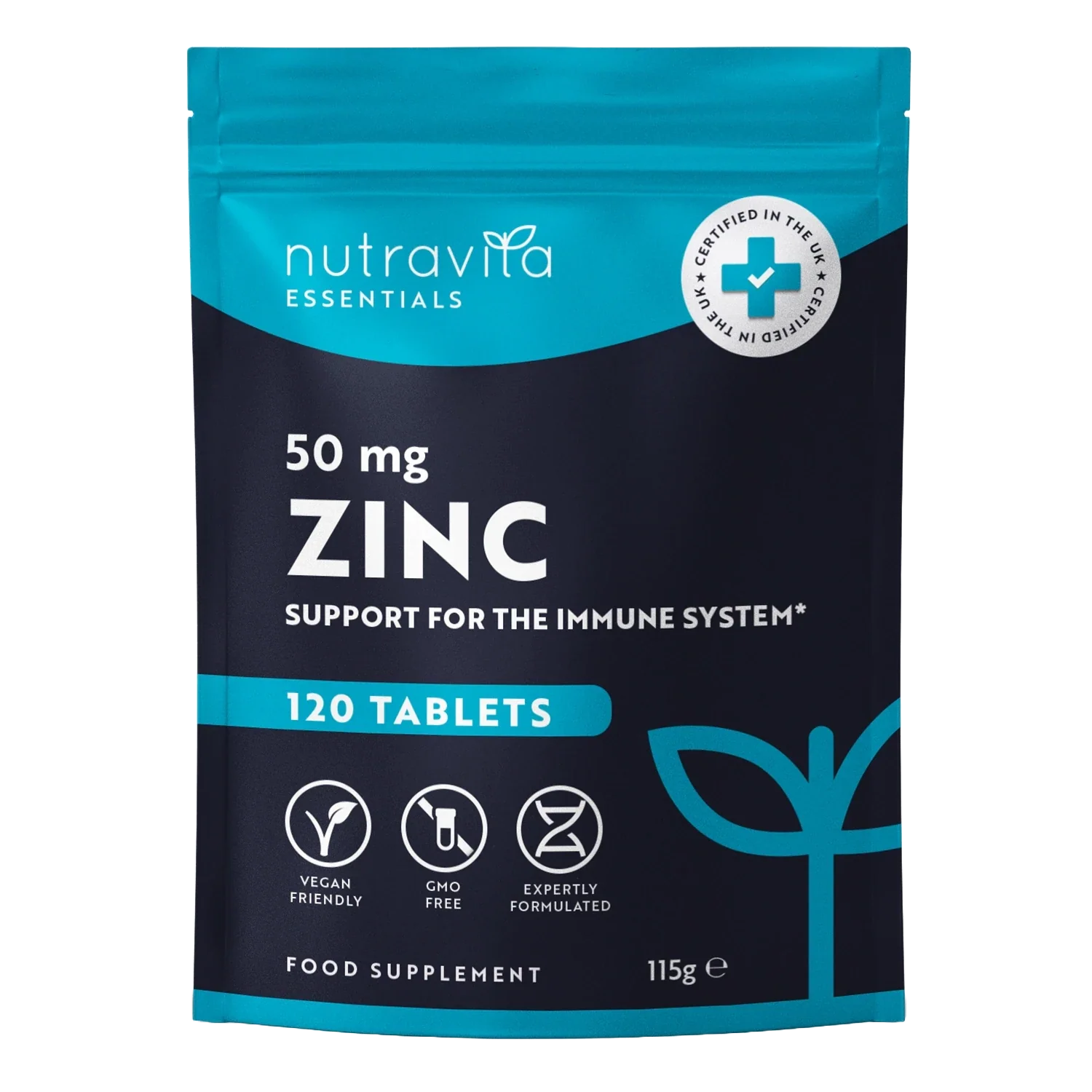Zinc 50mg Essentials 120 Tablets