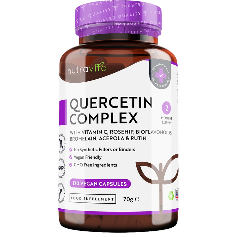 Quercetin Complex with Vitamin C - 120 Vegan Capsules