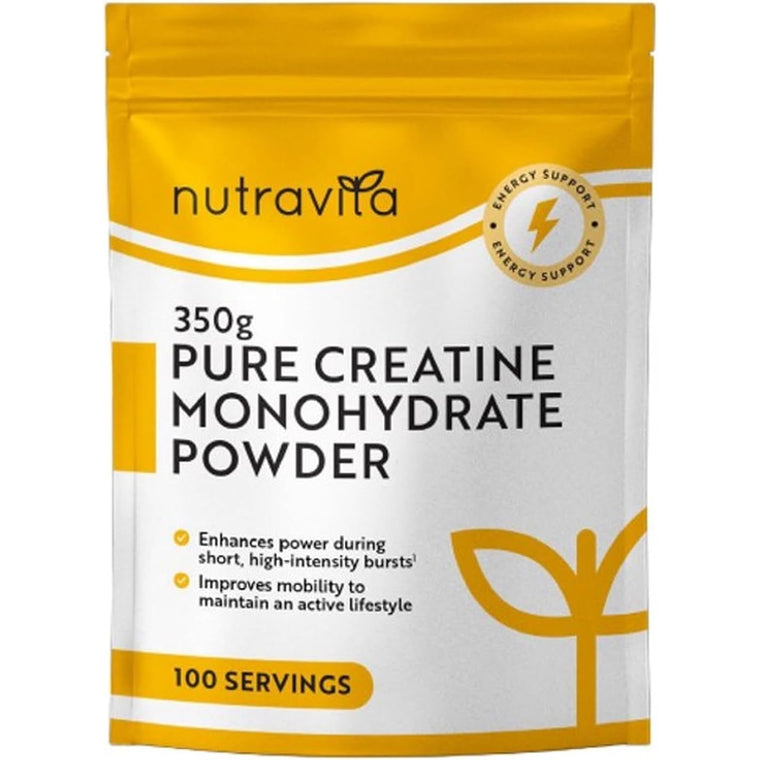 Pure Creatine Monohydrate Powder - 100 Servings