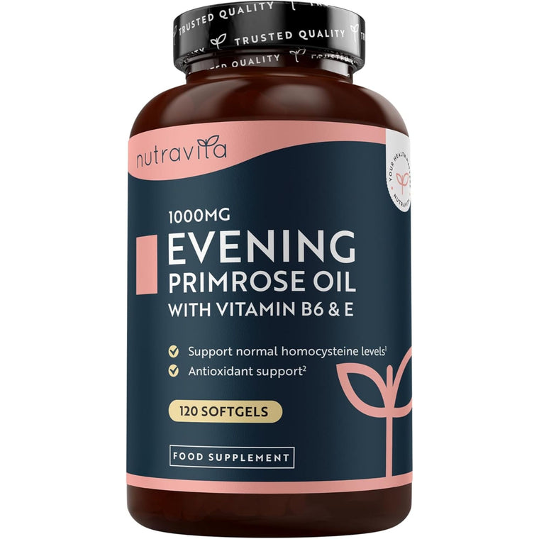 Evening Primrose Oil 1000mg – 120 High Strength Softgels