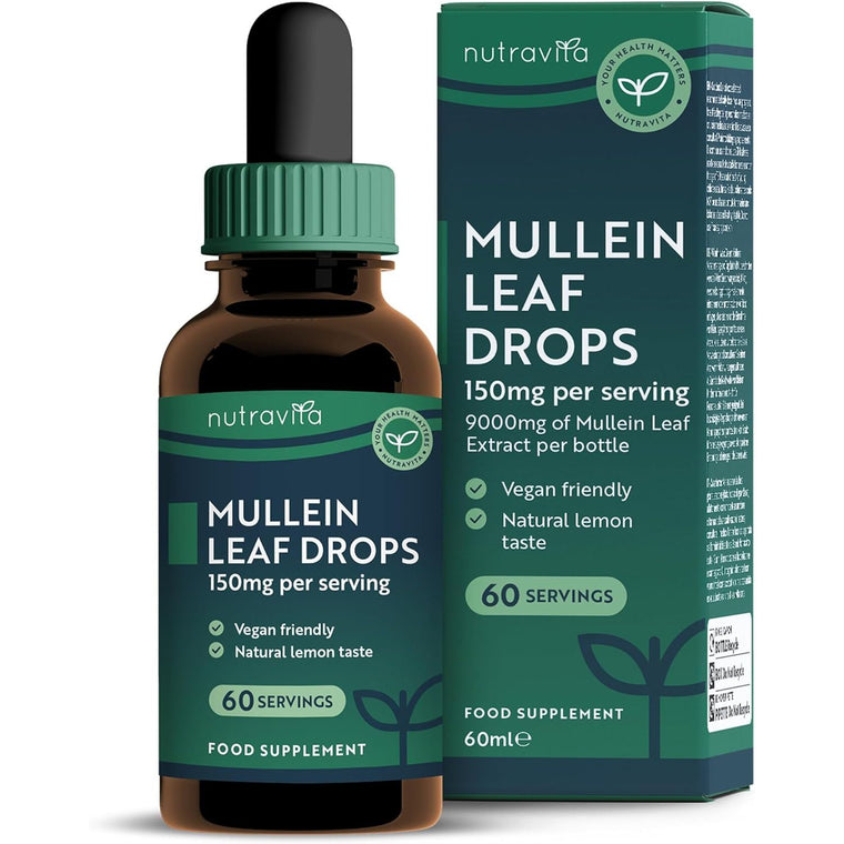Mullein Leaf Extract Drops 9000mg - 60ml Drops