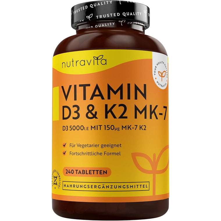 Vitamin D3 & K2 240 Tabletten
