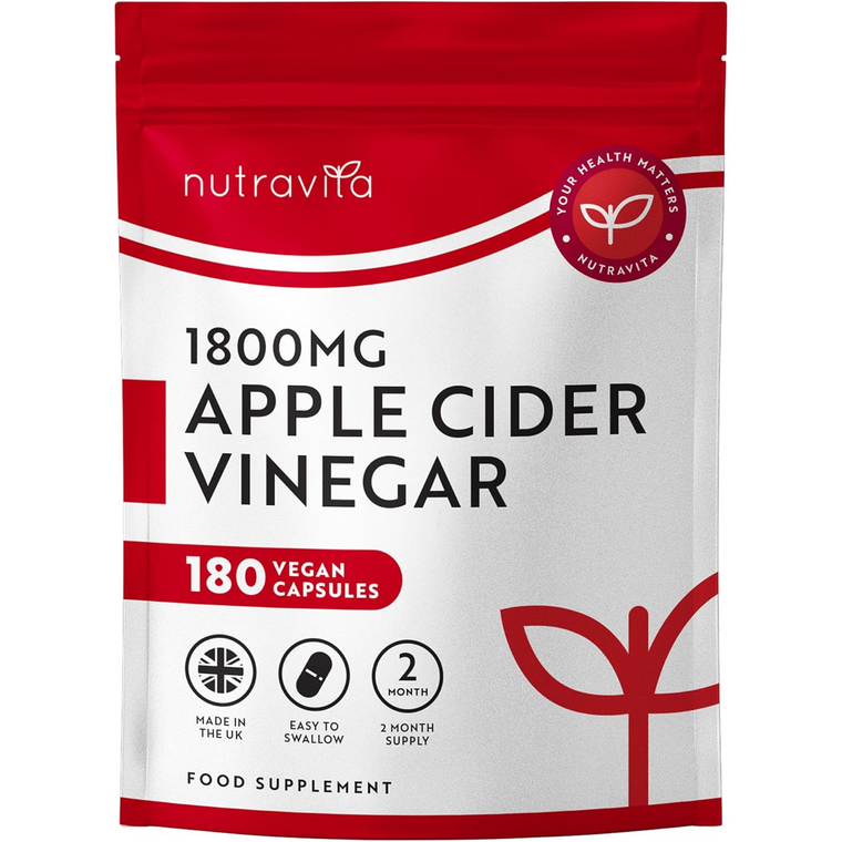 Apple Cider Vinegar 1800mg - 180 Capsules
