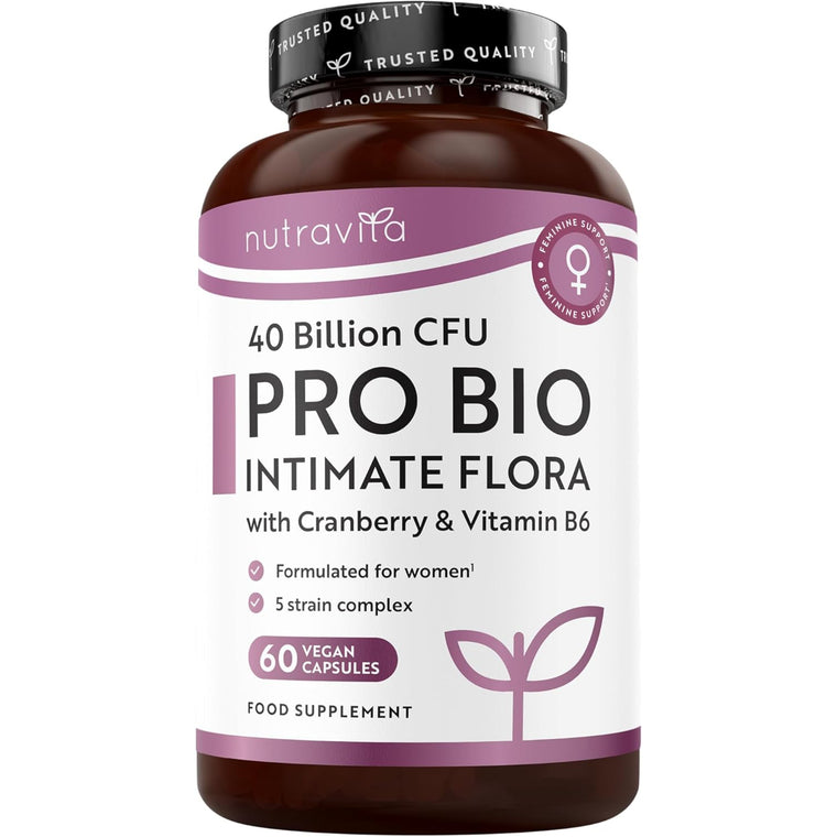 40 Billion CFU 5-Strain Probiotics - 60 Vegan Capsules