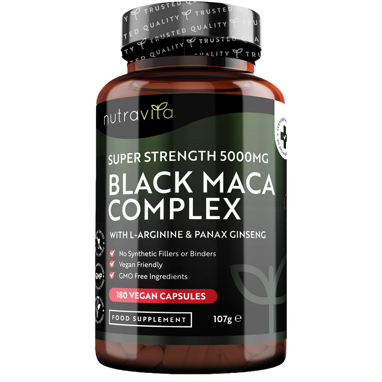Black Maca Root Complex - 180 Vegan Capsules