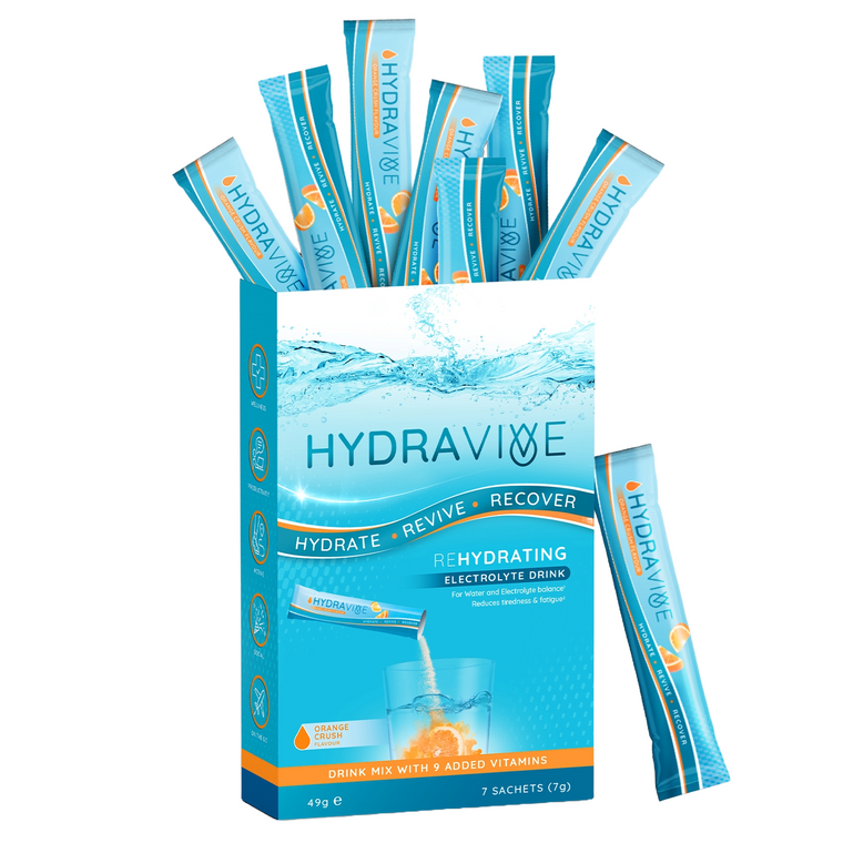 Hydravive Rapid Rehydration Electrolytes Powder - 21 Pack Orange