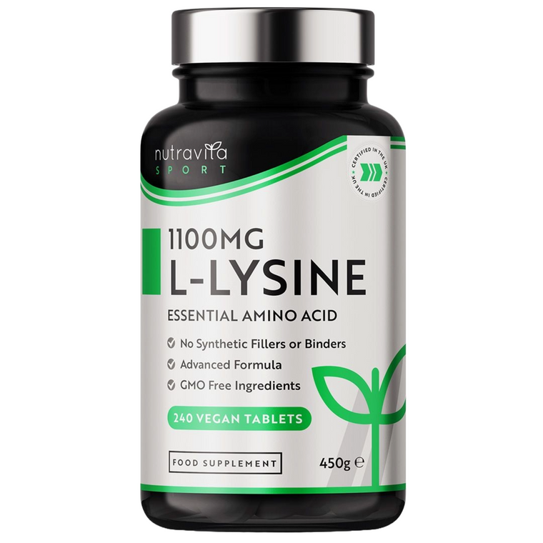 L-Lysine - 240 Vegan Tablets