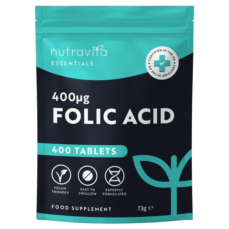 Folic Acid 400 mcg - 400 Tablets