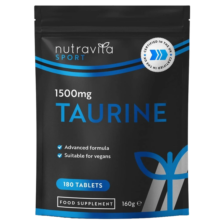 Taurine 1500mg - 180 Tablets