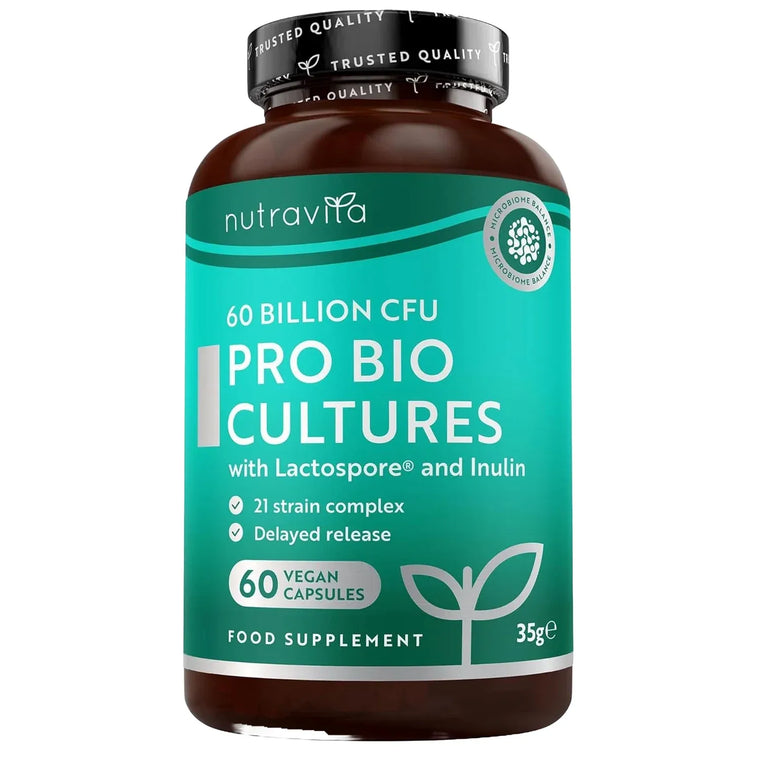 60 Billion CFU Bio Cultures Complex - 60 Vegan Capsules