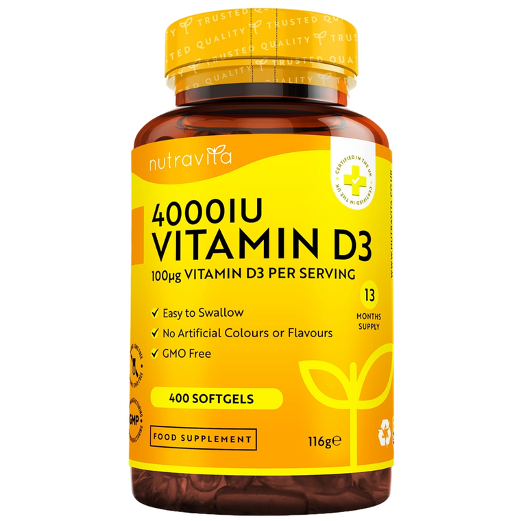 Vitamin D3 4000IU - 400 Softgels