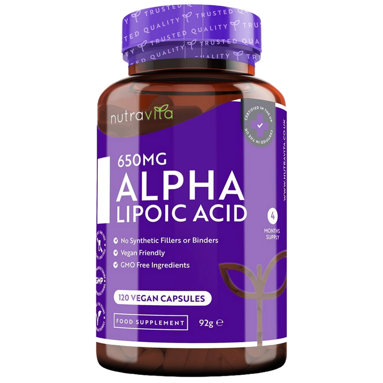 Alpha Lipoic Acid - 120 Vegan Capsules