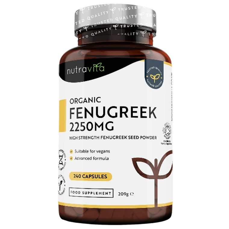 Organic Fenugreek - 240 Capsules