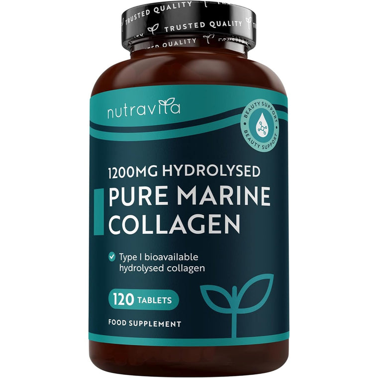 100% Reines Kollagen 1200 mg - 120 Tabletten