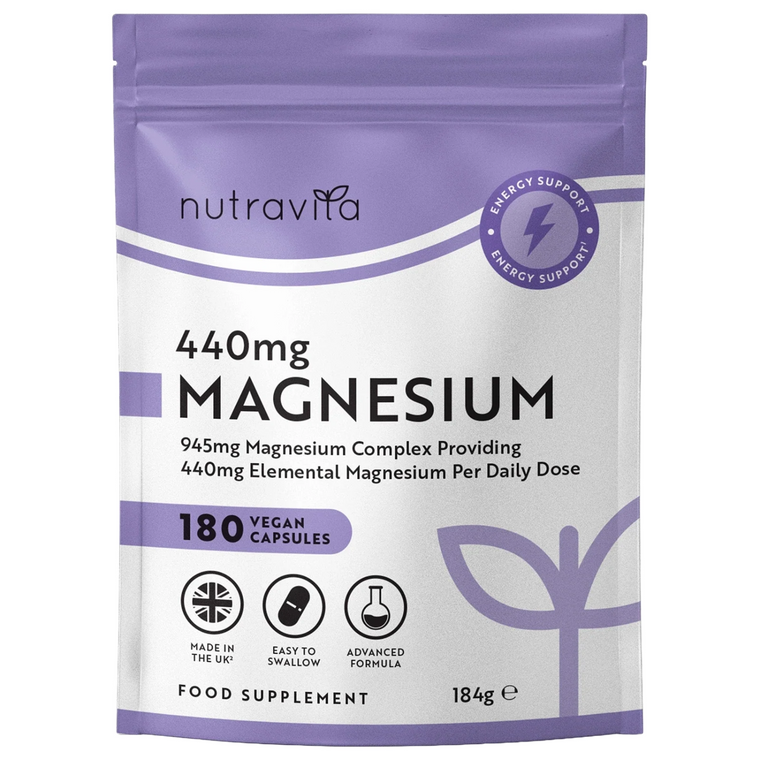 Magnesium Citrate - 180 Vegan Capsules