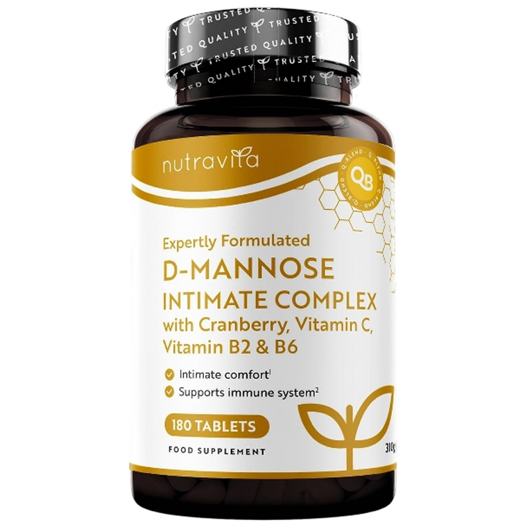 D Mannose with Cranberry, Vitamin C and Vitamin B - 180 Tablets