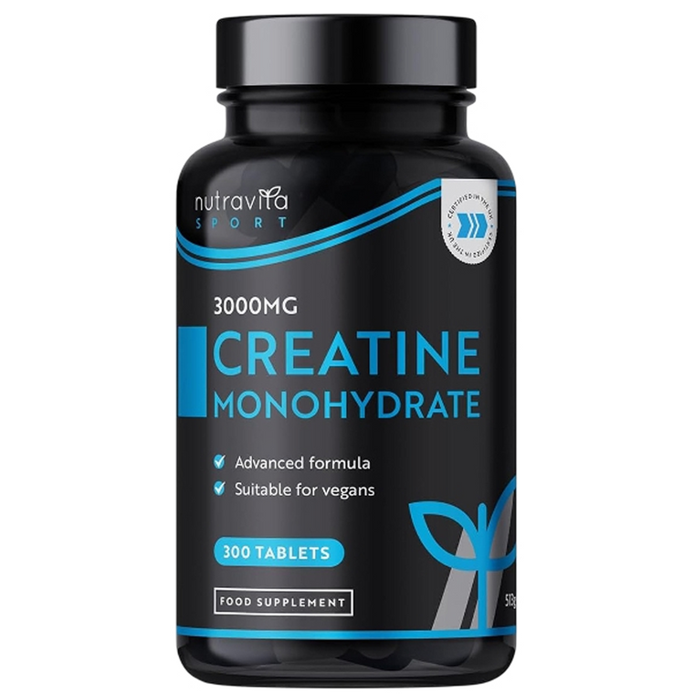 Pure Creatine Monohydrate - 300 Tablets