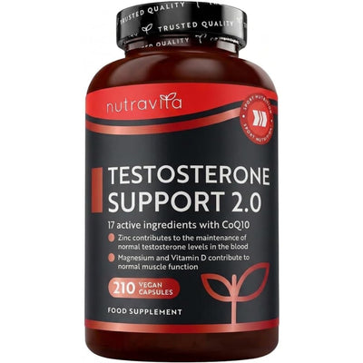 Testomax 2.0 Supplements For Men - 210 Vegan Capsules