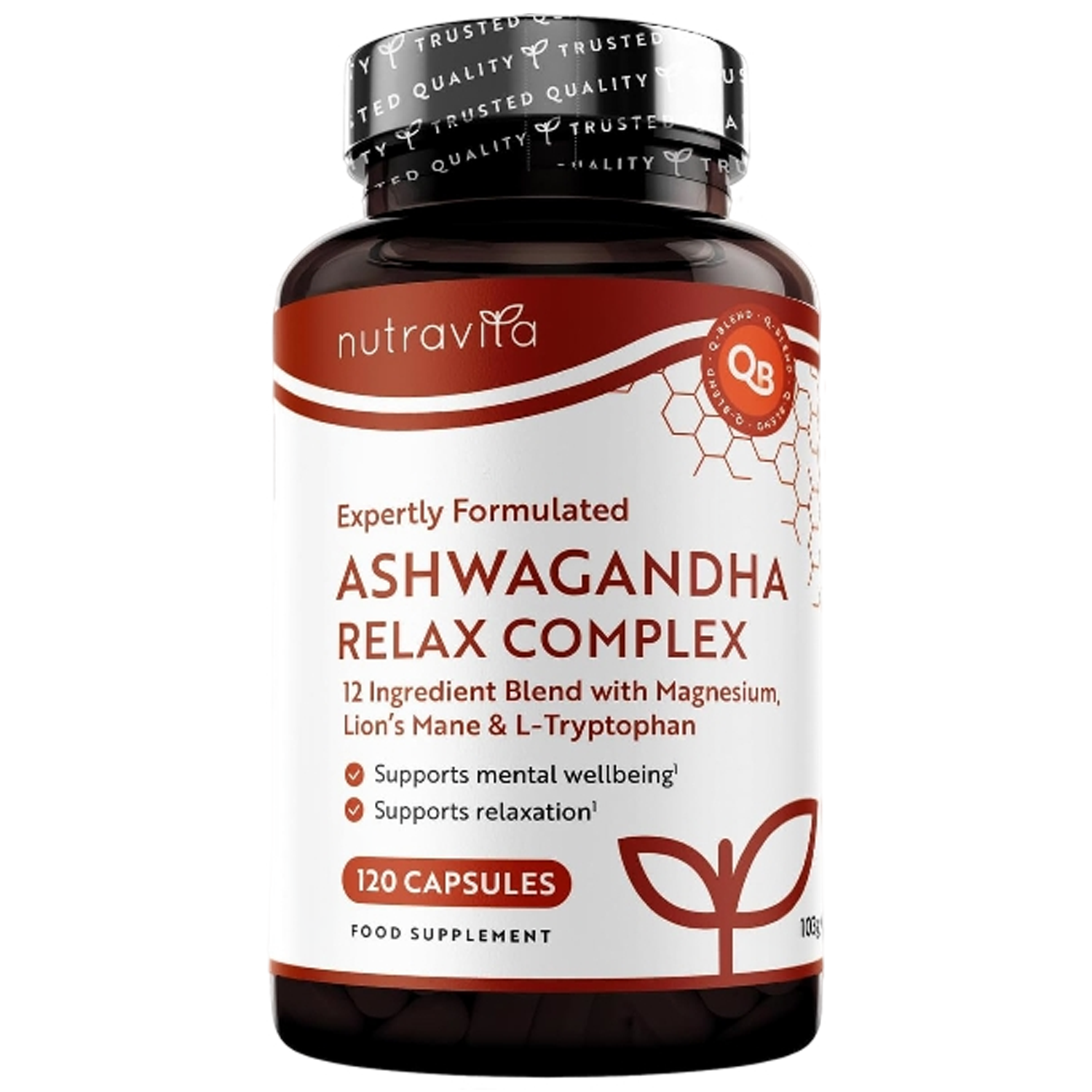 Ashwagandha Relax Complex - 120 Capsules | Nutravita Ashwagandha Relax Complex - 120 Capsules | Nutravita