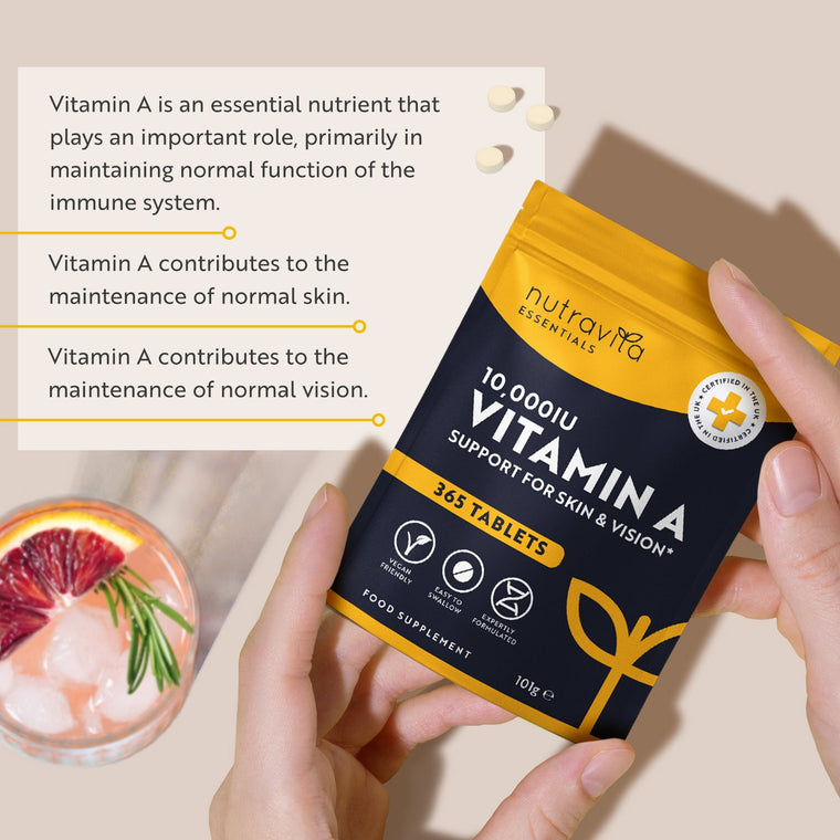 Vitamin A 10000iu Essentials - 365 Tablets